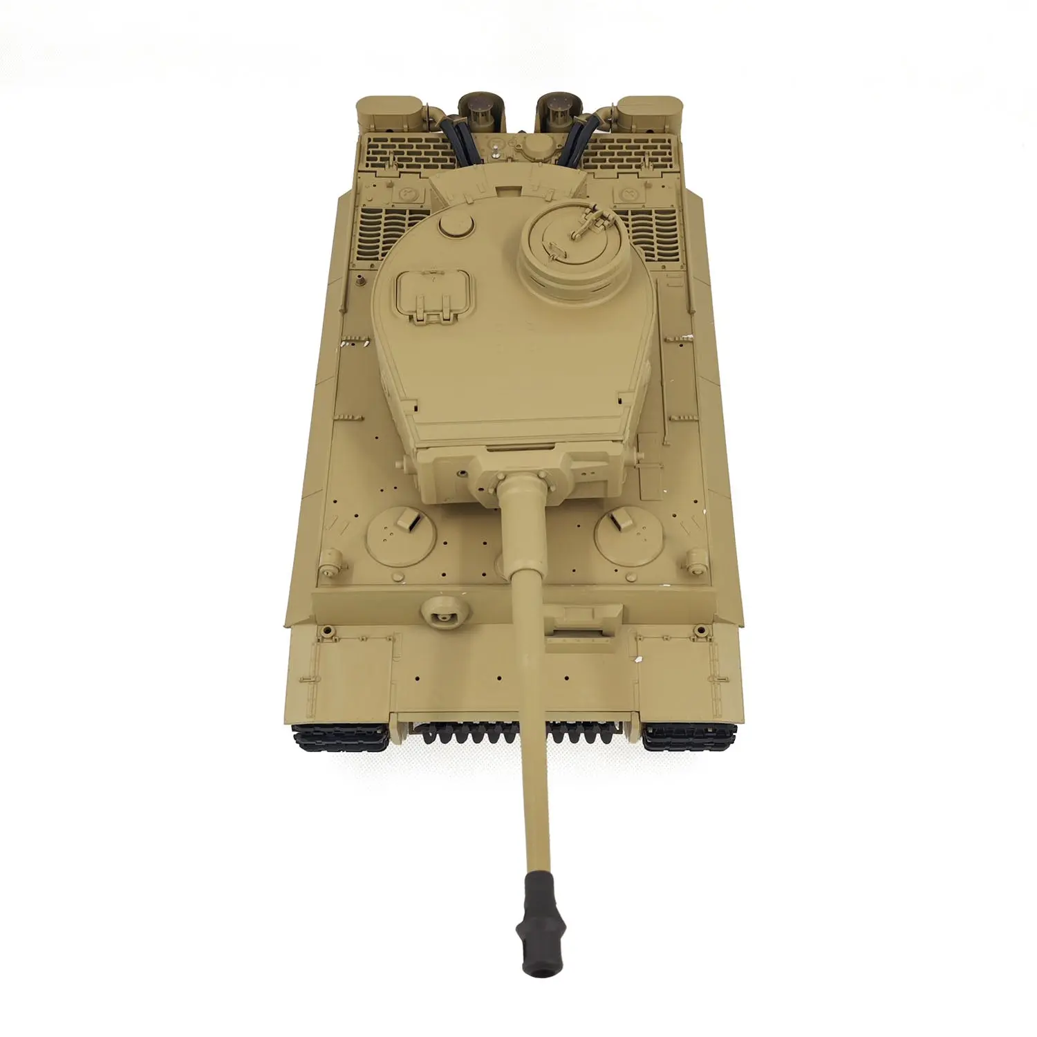 2.4Ghz Henglong 1/16 7.0 Plastic German Tiger I RTR RC Tank 3818 BB IR Barrel Recoil Steel Gearbox 320 Degree Rotating Turret