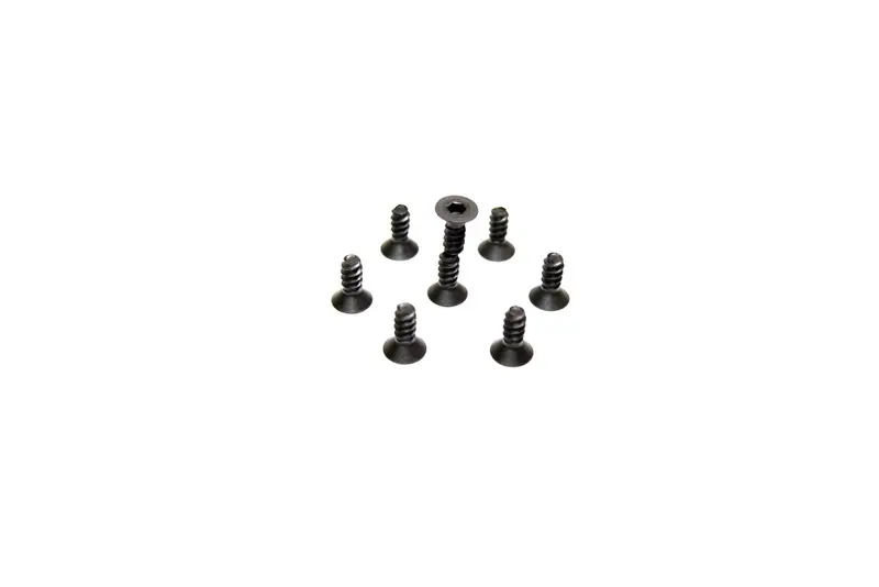 Flat Head Hex Tapping Screws M4x11 (8) ab2.8 Bl