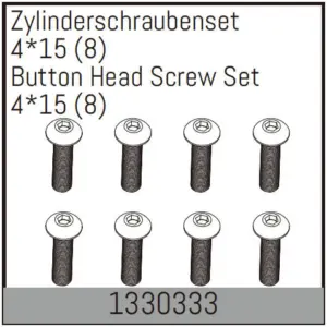 Button Head Screw Set 4*15 (8)