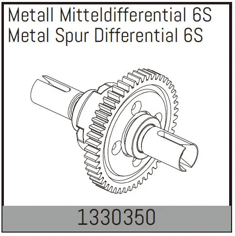 Metal Spur Differential 6s