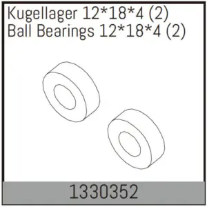 Ball Bearings 12*18*4 (2)
