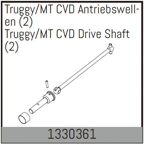 Truggy/Mt CVD Drive Shaft (2)