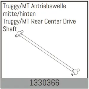 Truggy/Mt Rear Center Drive Shaft