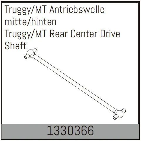 Truggy/Mt Rear Center Drive Shaft