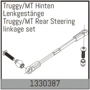 Rear Steering Linkage Set for Truggy /Mt