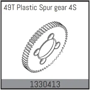 49t Plastic Spur Gear