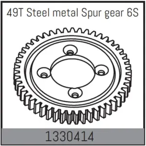49t Steel Metal Spur Gear