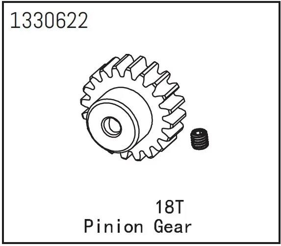 Pinion Gear 18t - Yucatan