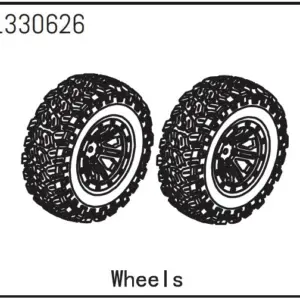 Mounted Wheels (2) - Yucatan