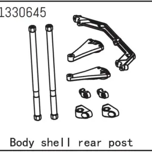 Bodyshell Rear Post - Yucatan