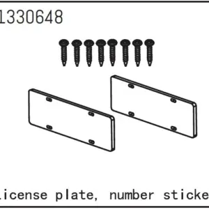License Plate and Sticker - Yucatan