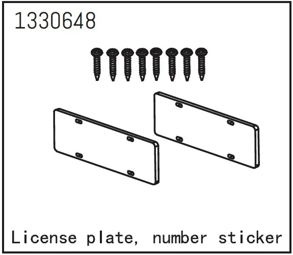 License Plate and Sticker - Yucatan