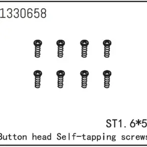 Button Head Self-Tapping Screws st1.6*5 (8)