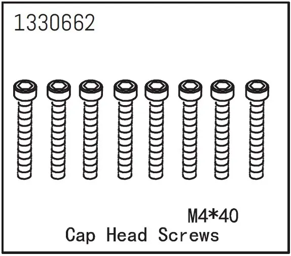 Cap Head Screws M4*40 (8)