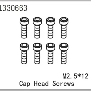Cap Head Screws m2.5*12 (8)