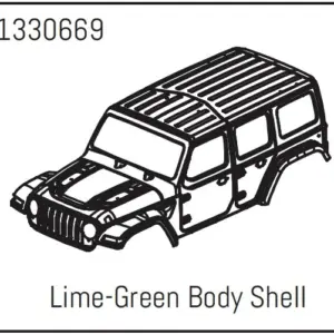 Pc Body Shell Lime-Green - Yucatan