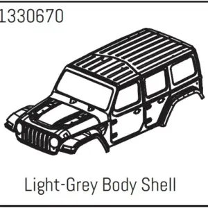 Pc Body Shell Light-Grey - Yucatan