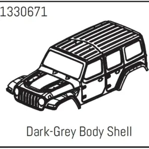 Pc Body Shell Dark-Grey - Yucatan