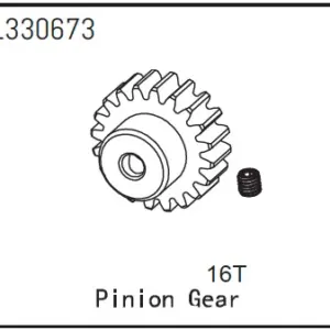Pinion Gear 16t - Bronx
