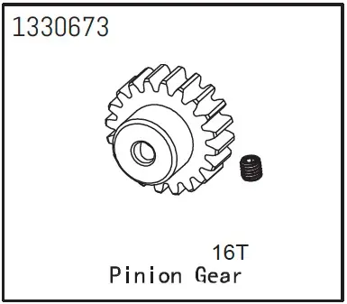Pinion Gear 16t - Bronx