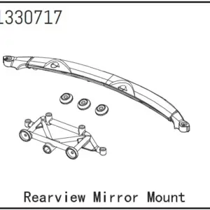 Rearview Mirror & Magnet Holder Set Bronx