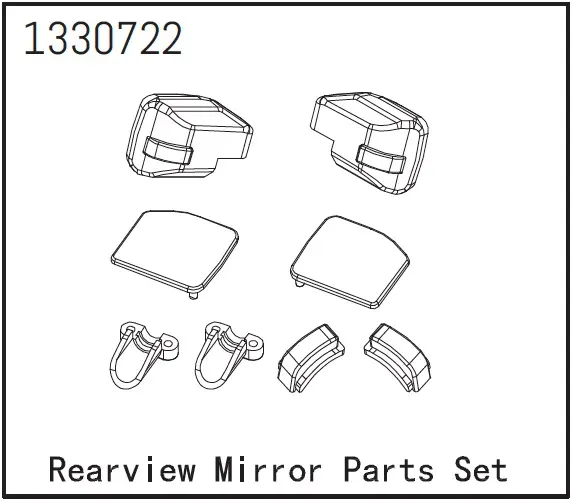 Rearview Mirror Parts Set - Bronx