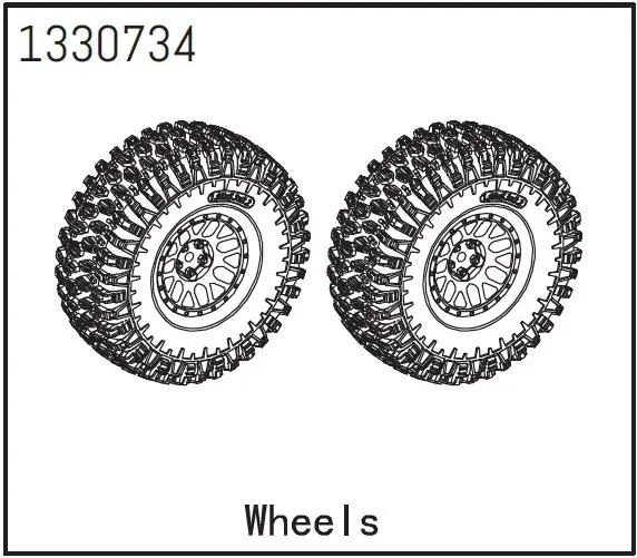 Pre-Mounted Tires (2) - Bronx