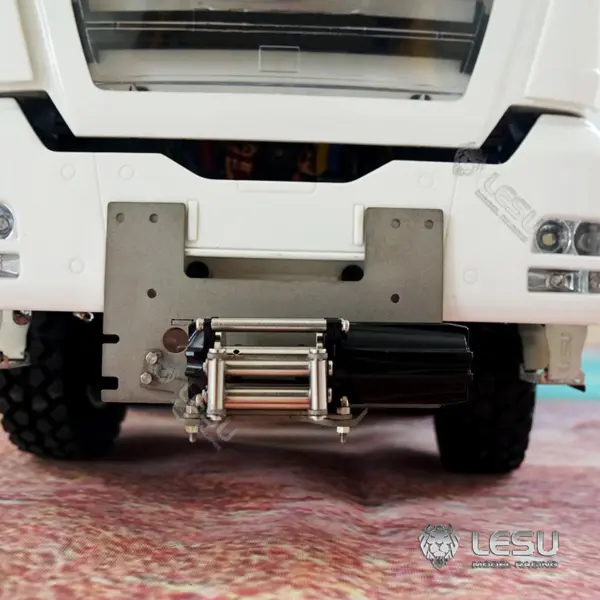 LESU 1/14 Scale 8*8 Metal Chassis TGS Hydraulic Dumper Truck Construction Vehicle Light Sound System Motor ESC