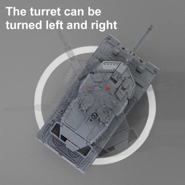 RC Mini Tank RTR Remote Control Battle Tank Toy Gifts for Children Adults Rotate Turret Infrared system 13.5*5.5*4.5CM
