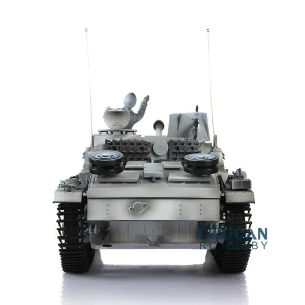 Henglong 1/16 Scale 7.0 RC Tank 3868 German Stug III RTR Tank w/ Metal Tracks Road Wheels Idler Sproket Wheels Infrared Battle