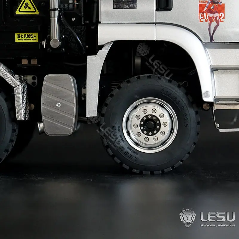 LESU 1/14 8x8 Radio Controlled Metal Roll on/off Hydraulic Truck A0014 Crane Dumper Tipper Reversing Valve Motor Servo ESC DIY Car Model