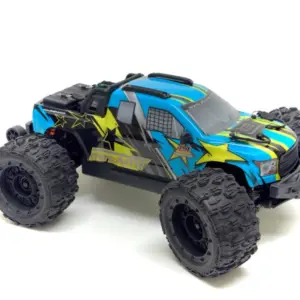 1:16 Bl/3s Monster Truck Mini Amt Fluo-Blue RTR