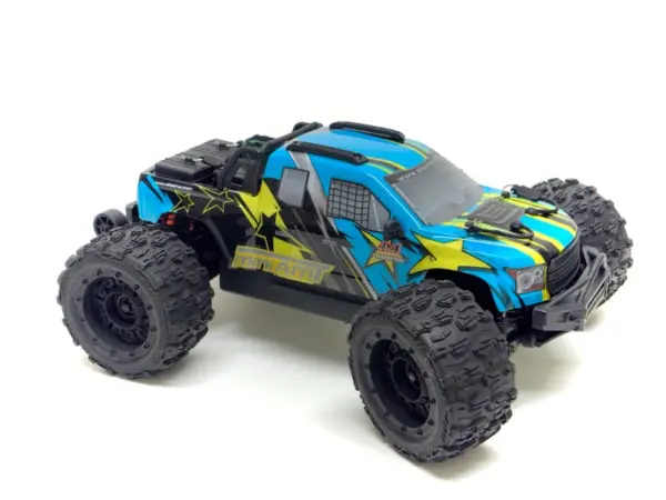 1:16 Bl/3s Monster Truck Mini Amt Fluo-Blue RTR