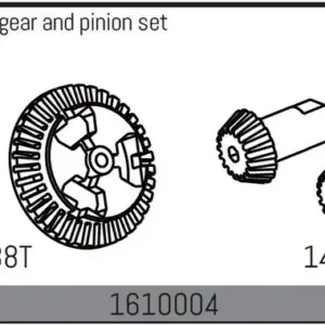 Differential Crown Gear and Pinion Set
