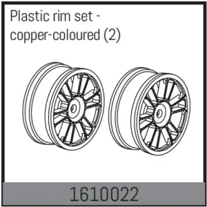 Plastic Rim Set - Copper-Coloured (2)