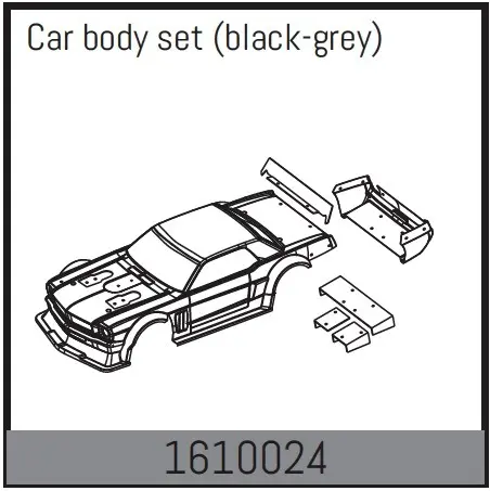 Car Body Set (Black-Grey)