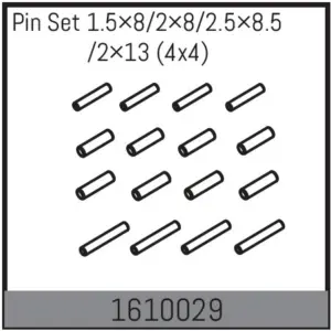 Pin Set 1.5×8/2×8/2.5×8.5/2×13 (4x4)