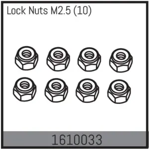 Lock Nuts m2.5 (10)