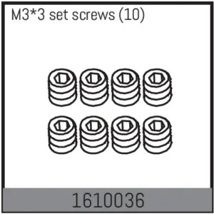 M3*3 Set Screws (10)