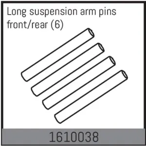 Long Suspension Arm Pins Front/Rear (6)