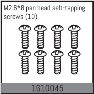 m2.6*8 Pan Head Selt-Tapping Screws (10)