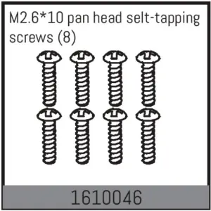 m2.6*10 Pan Head Selt-Tapping Screws (8)