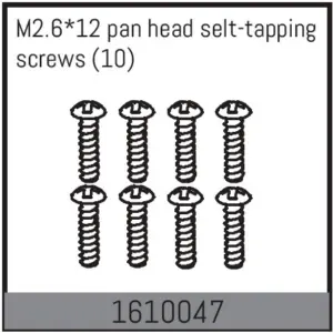 m2.6*12 Pan Head Selt-Tapping Screws (10)
