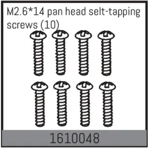m2.6*14 Pan Head Selt-Tapping Screws (10)