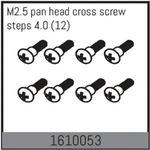 m2.5 Pan Head Cross Screw Steps 4.0 (12)