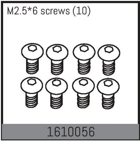 m2.5*6 Screws (10)
