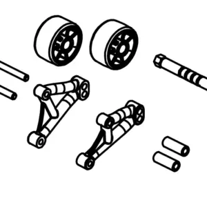 Wheelie Bar Set