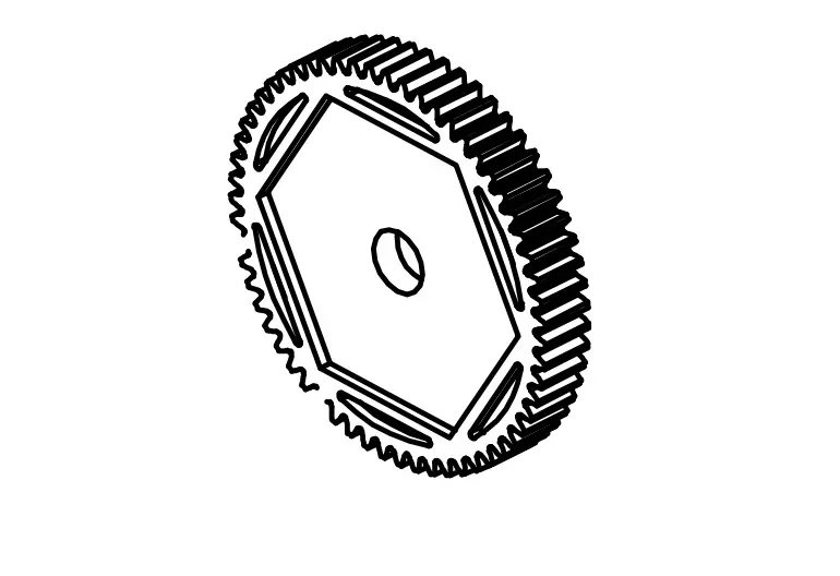 Nylon Center Main Gear
