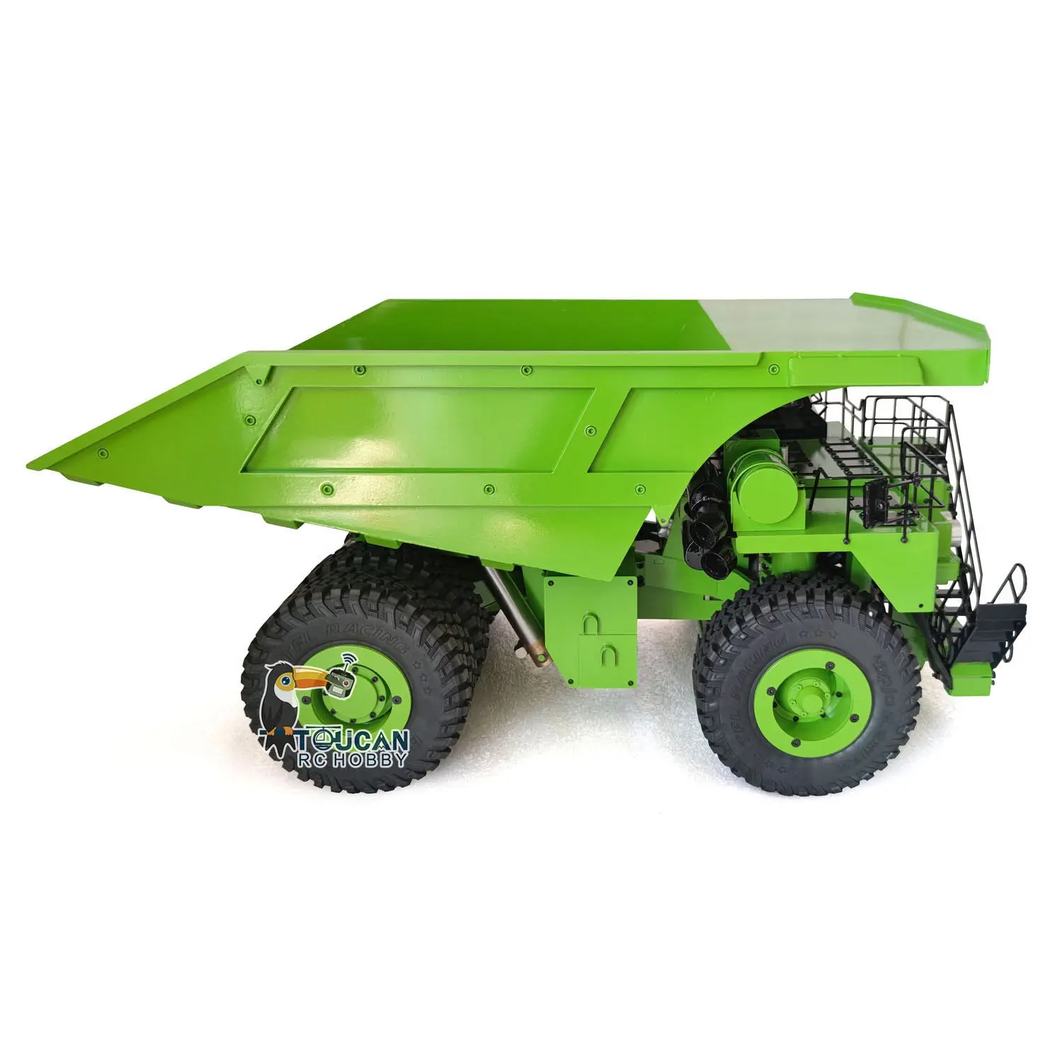 Metal 1/20 793D RC Hydraulic Mining Truck Remote Control Dumper Car 6X Finished Product Warning Sounds Heavy Construction Vehicles