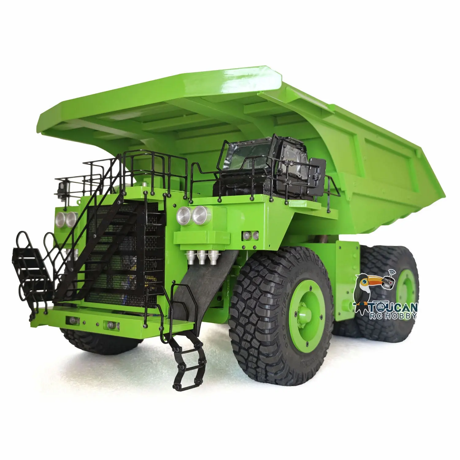 Metal 1/20 793D RC Hydraulic Mining Truck Remote Control Dumper Car 6X Finished Product Warning Sounds Heavy Construction Vehicles